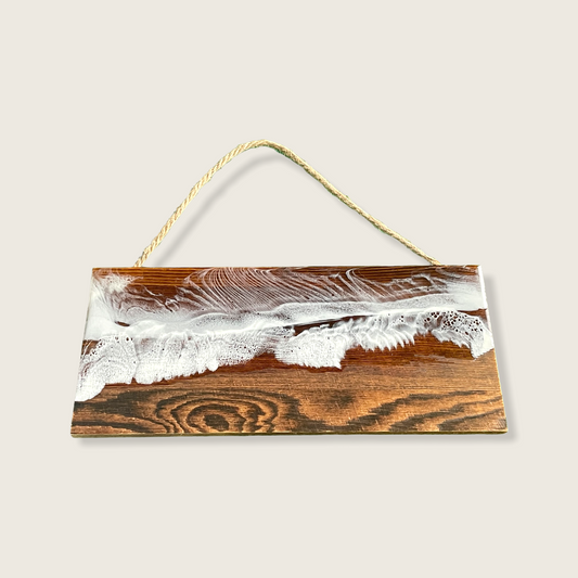 Wooden Ocean Waves Wall Art